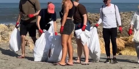 Amigos del Mar celebró 11 años de impacto con limpieza de playa en El Laguito