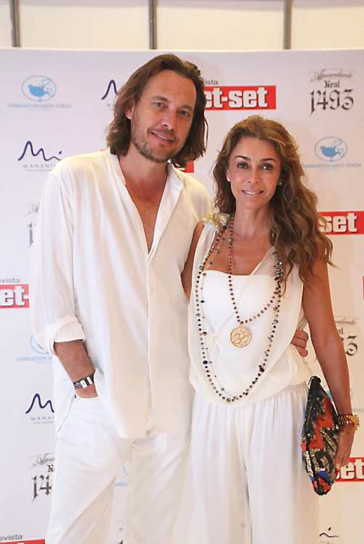 Patrick Delmas y María Fernanda Cortez.
