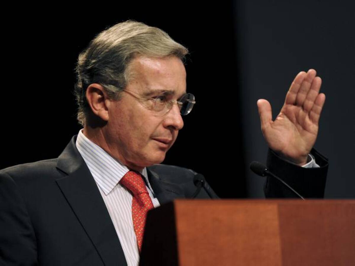 Álvaro Uribe Vélez, expresidente de Colombia. AFP ERNESTO BENAVIDES