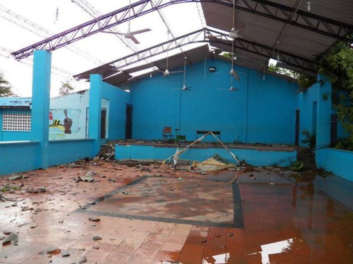 Las lluvias no han cesado en estos días en el sector. EL UNIVERSAL