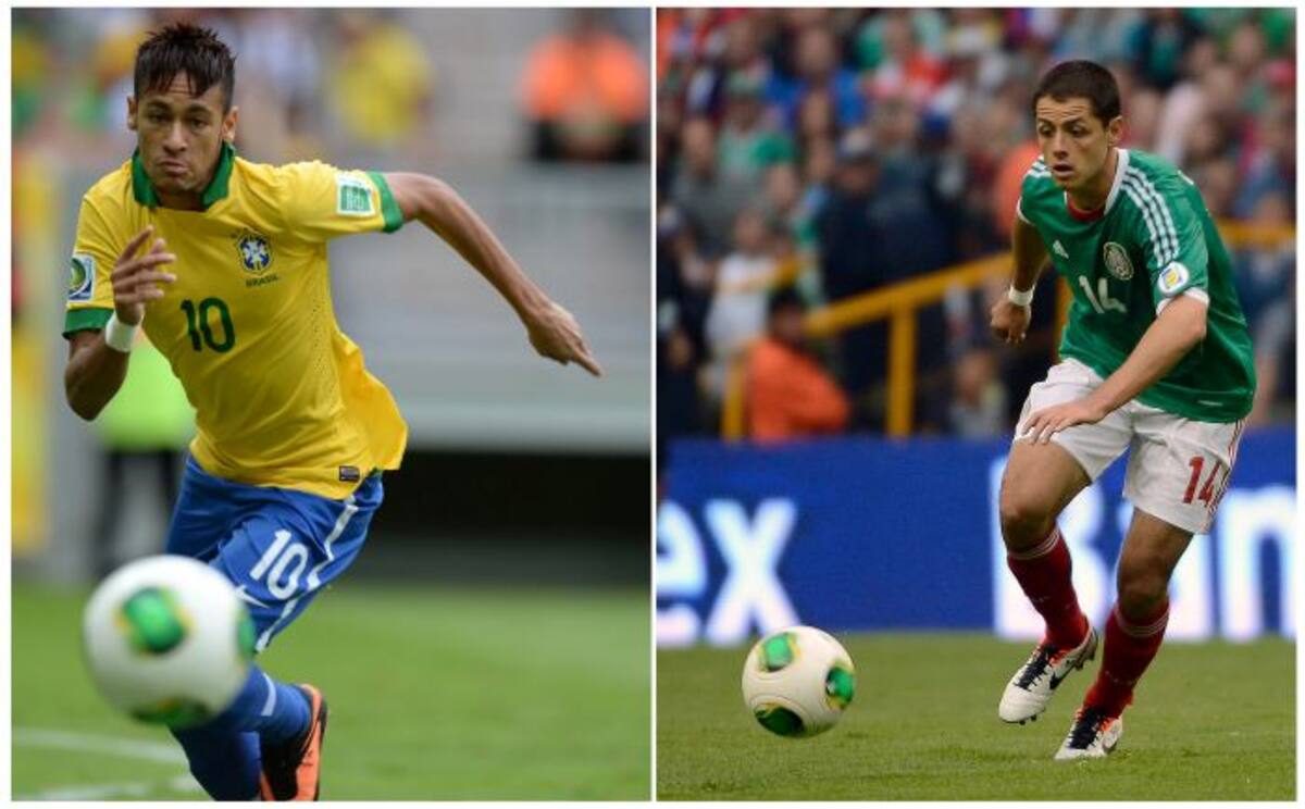 Brasil y México se enfrentarán a las 2:00 de la tarde. AFP