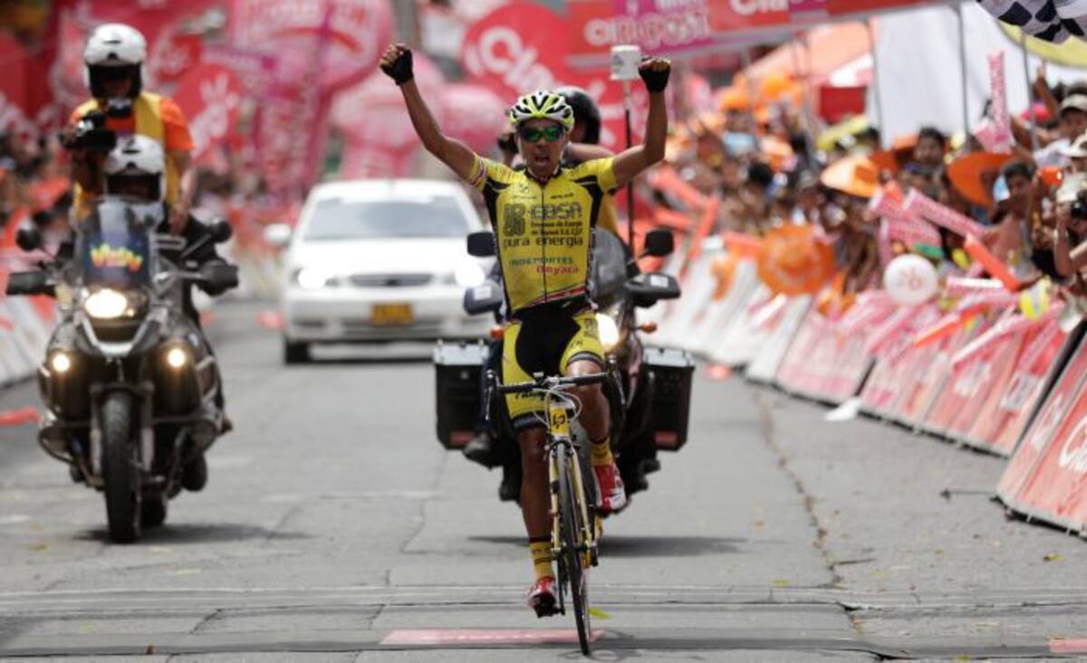 Giovanny Báez ganó la séptima etapa del Clásico. COLPRENSA
