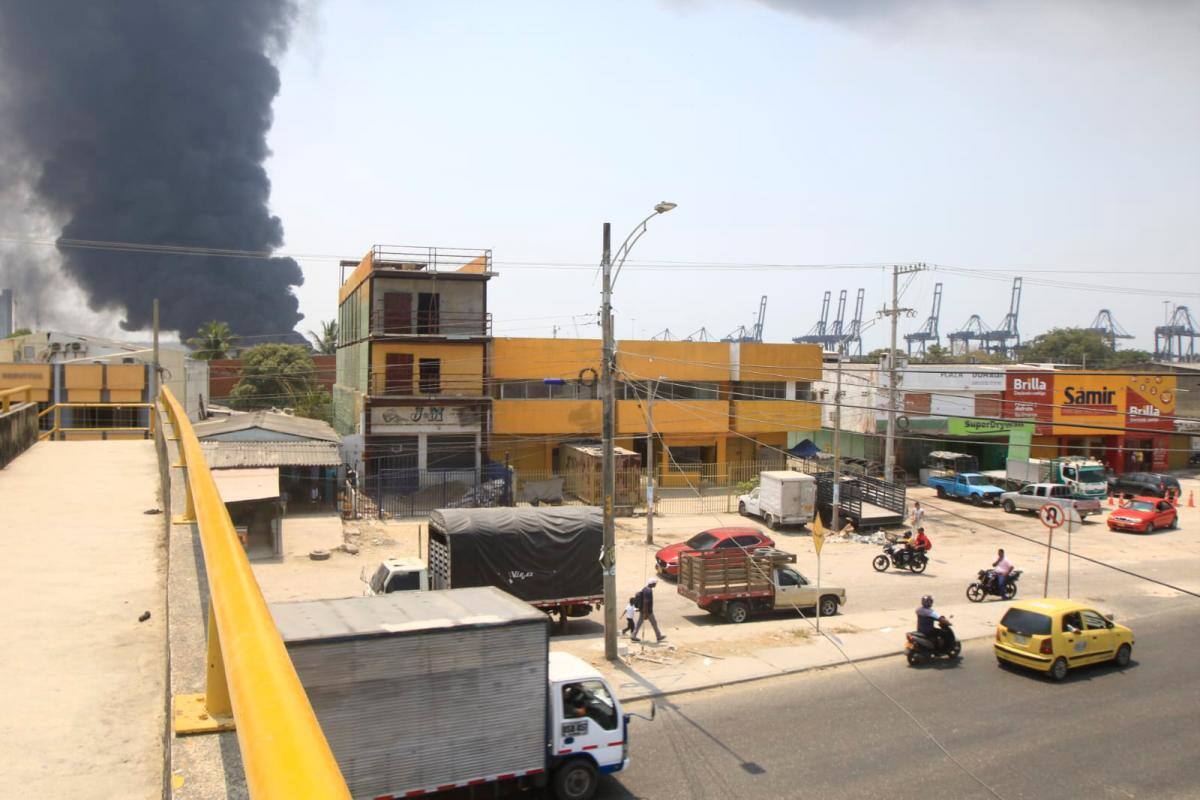 No habrá suspensión de energía en las zonas aledañas al incendio de Contecar