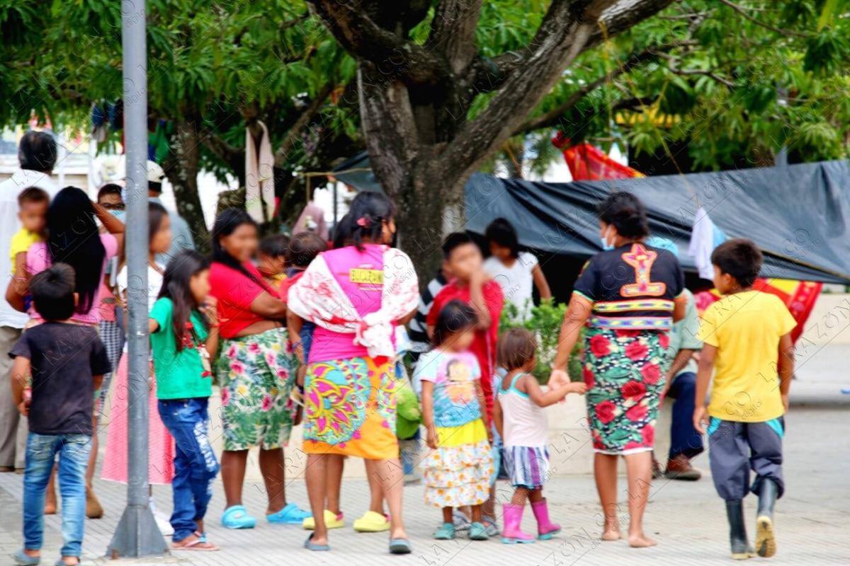 Este domingo empieza retorno de indígenas que ocupan parque de Montería