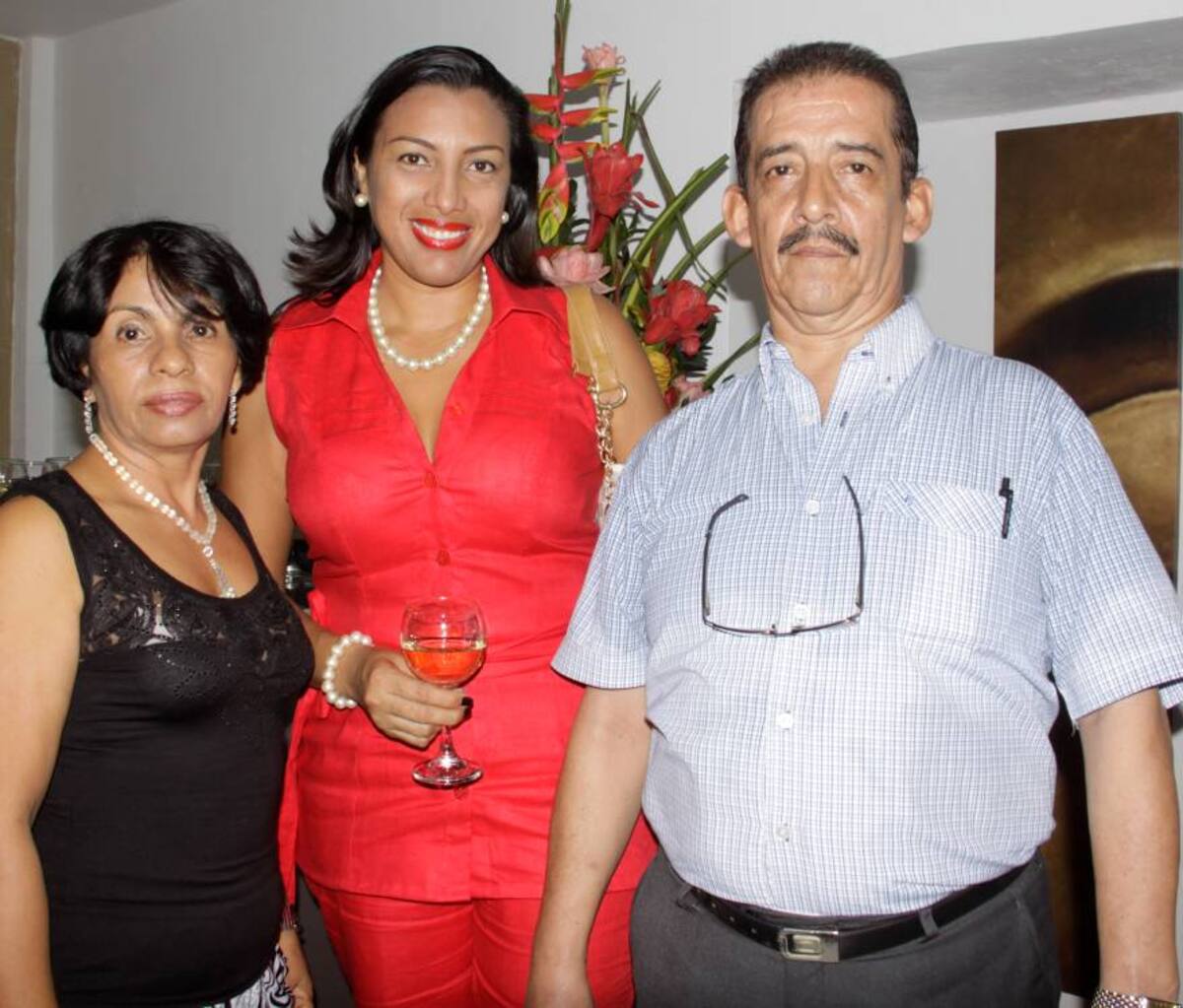 Gilma Benavides, Zulma Cuetto y Guillermo Guerrero.