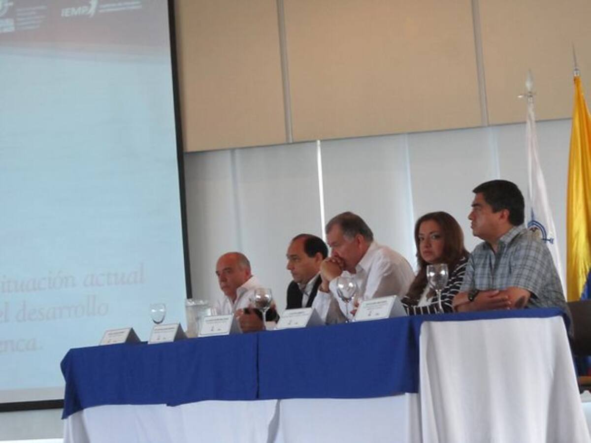 El procurador Alejandro Ordóñez durante la presentación del informe sobre el río Magdalena en Barranquilla. Juan Manuel Cantillo