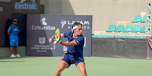 Colombianos brillaron este martes en el Challenger de Tenis de Barranquilla
