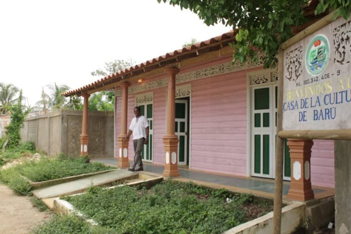 La casa de la Cultura conserva la fachada típica de las viviendas tradicionales que en Barú quieren preservar. Luis Eduardo Aparicio-El Universal