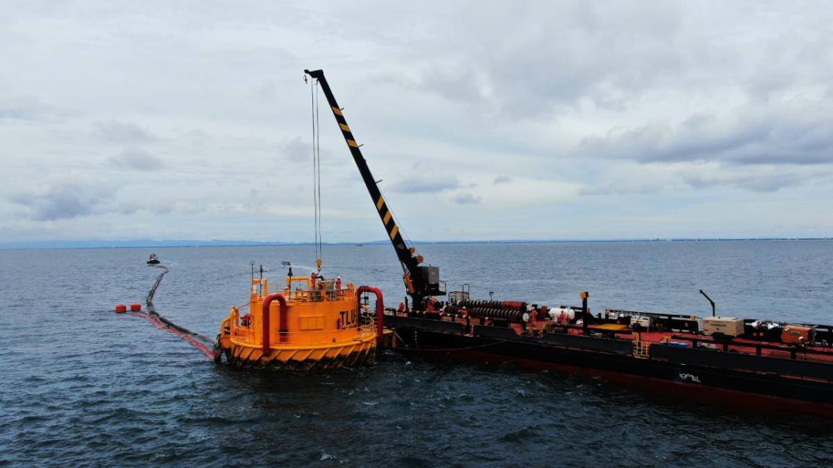 La monoboya de cargue de crudo instalada por Ocensa será inaugurada. // Cortesía.