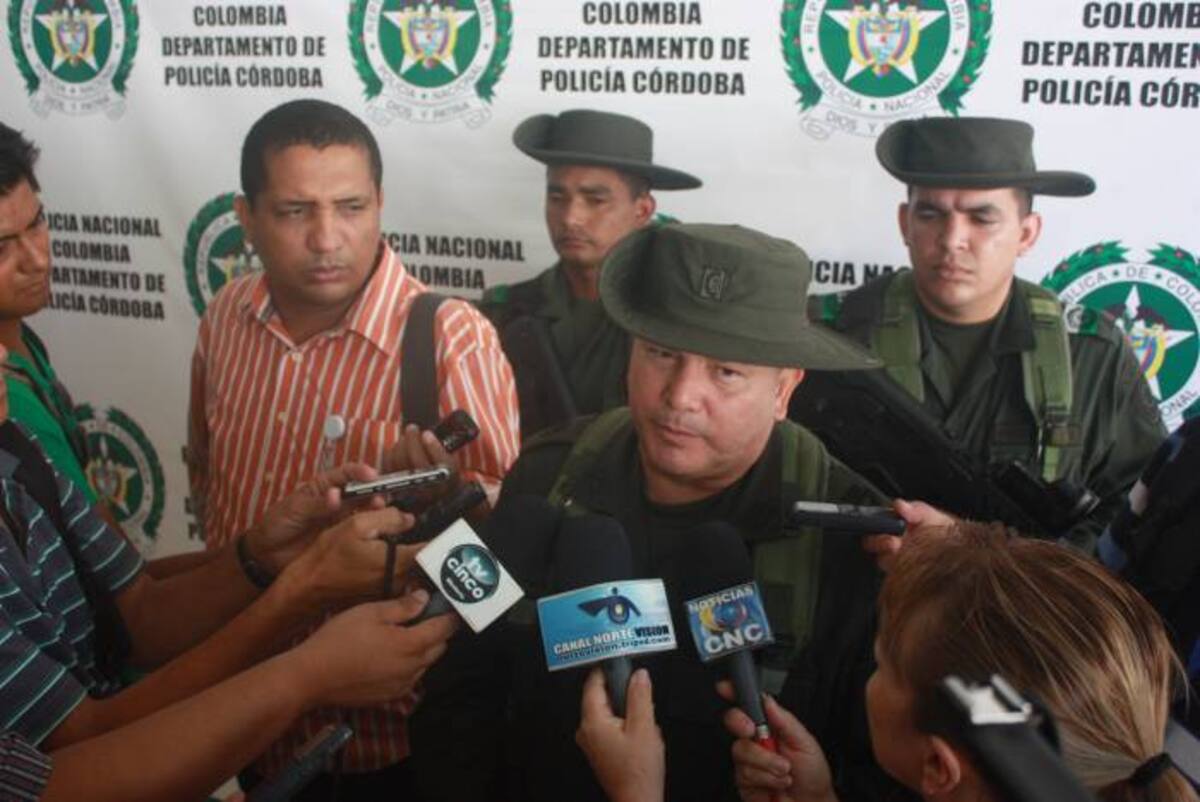 Coronel, Jaime Ávila Ramírez, Comandante de la Policía Córdoba.