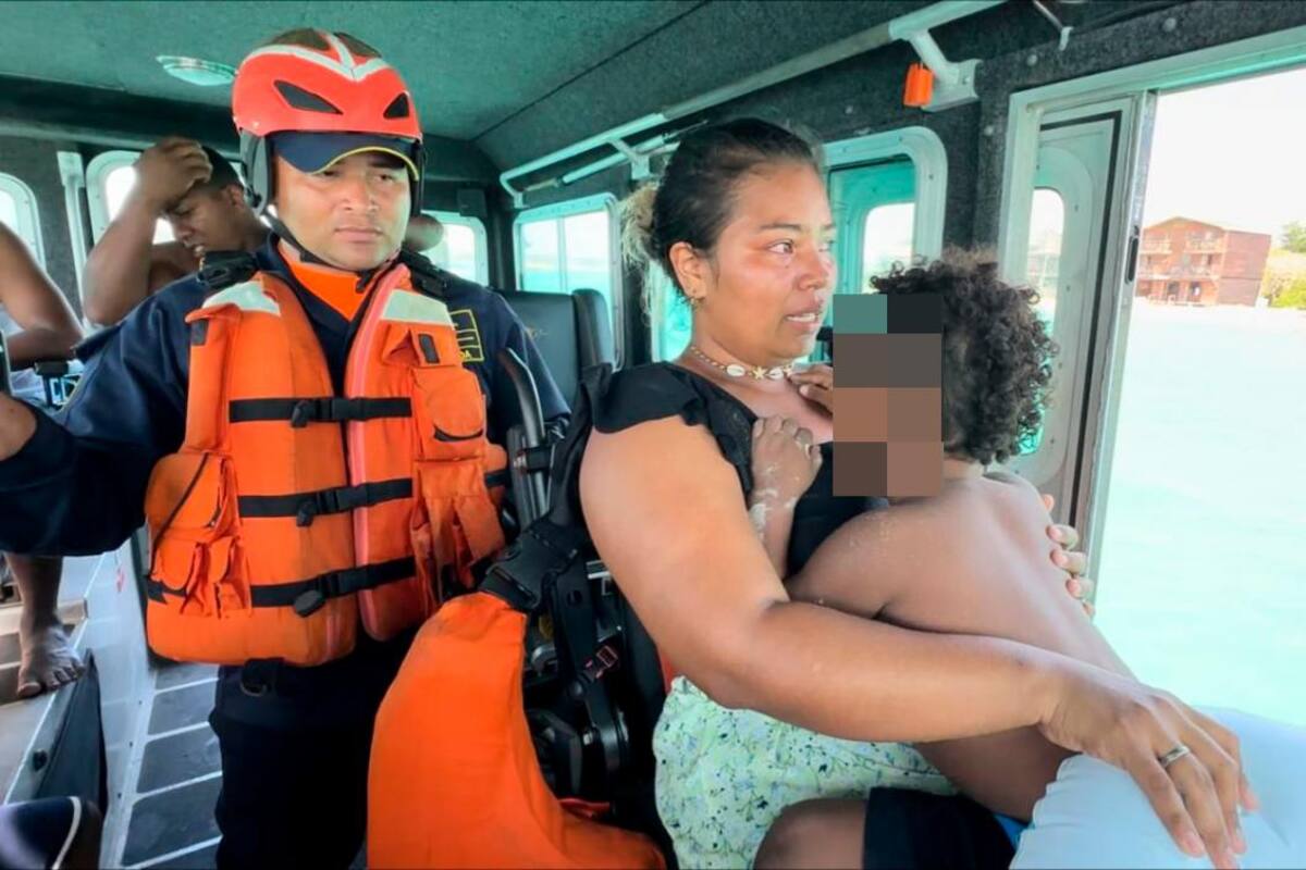 Niño extraviado en la Playa Blanca fue hallado por la Armada