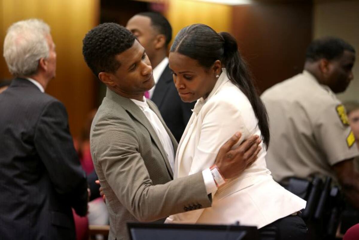 Usher y su ex esposa Tameka Foster Raymond. AP Jason Getz