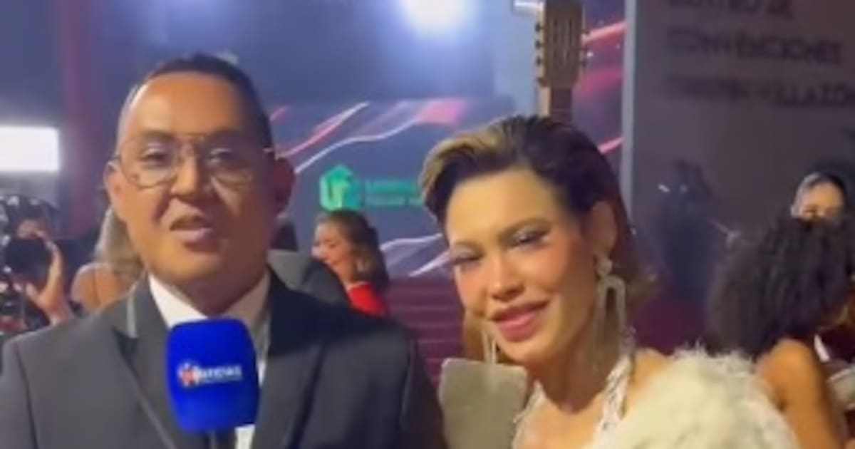 The moment of Ana del Castillo with a journalist who became viral in minutes