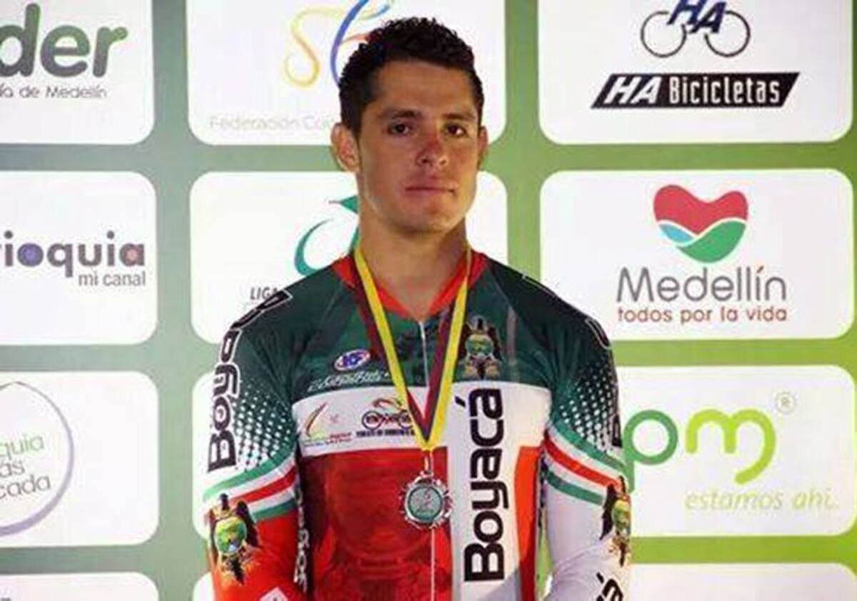 Anderson Parra Cortes, vinculado a la liga de Ciclismo de Boyacá en la selección Colombia de Pista. CORTESÍA/