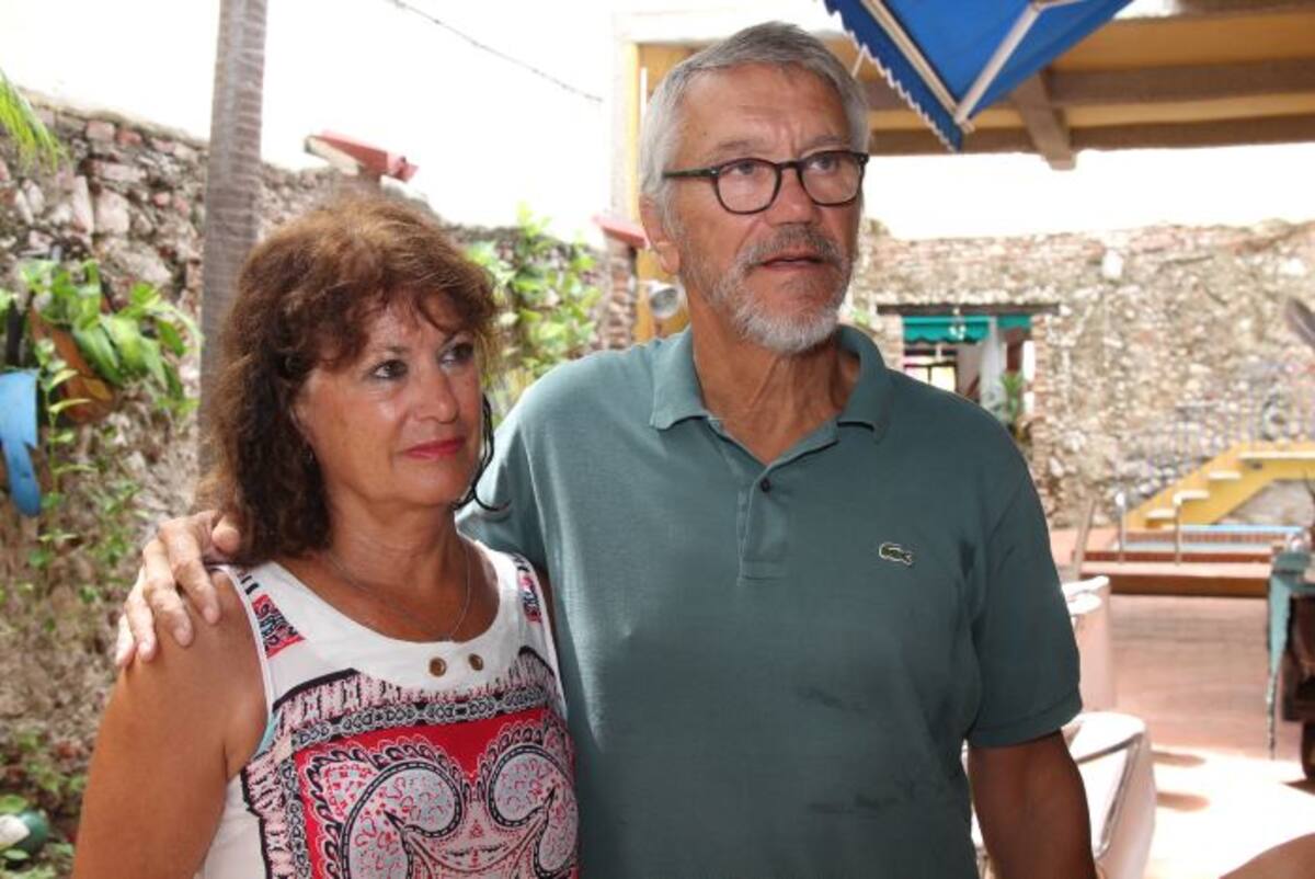 Dominique y René Torá aseguran que se van de Cartagena con un "buen recuerdo". Kailline Giraldo-El Universal