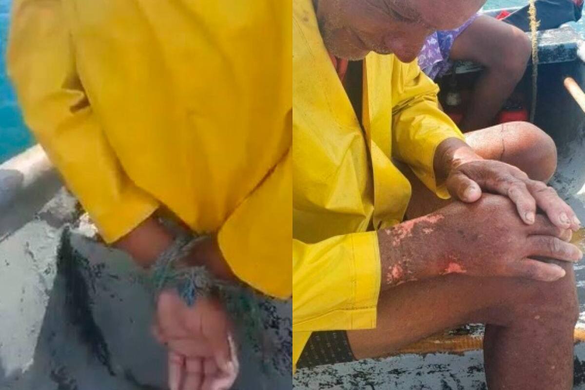 ¡Infames! Roban a pescador de La Boquilla, lo amarran y lo tiran al mar