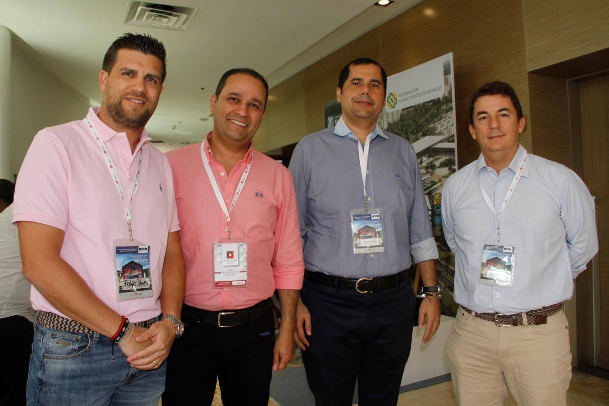 Felipe Prieto, Iván Álvarez, Wilson Toncel y Jairo Espitia.