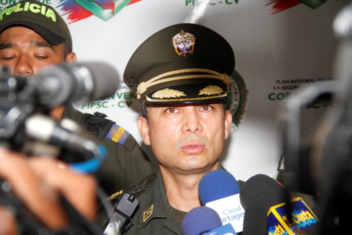 Coronel José Miguel Correa, actual comandante de la Policía de Bolívar. Archivo.