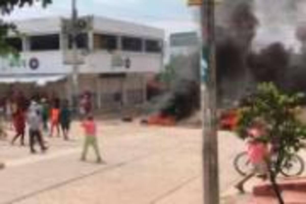 Protesta en Sincé, Sucre terminó en desmanes