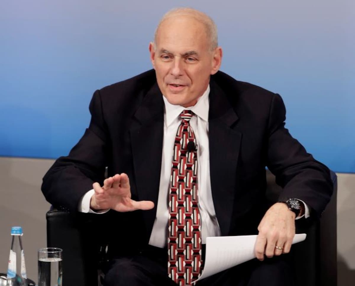 secretario de Seguridad Interna, John Kelly. //AP Matthias Schrader.