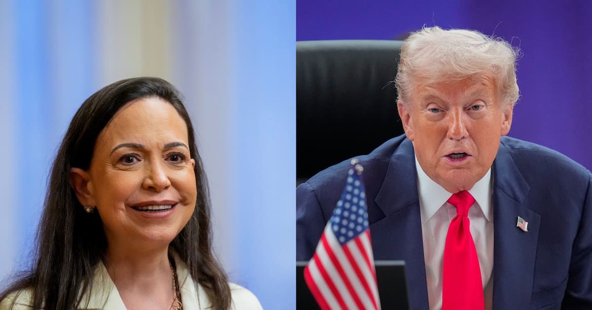 Casa Blanca confirma encuentro entre Trump y María Corina Machado
