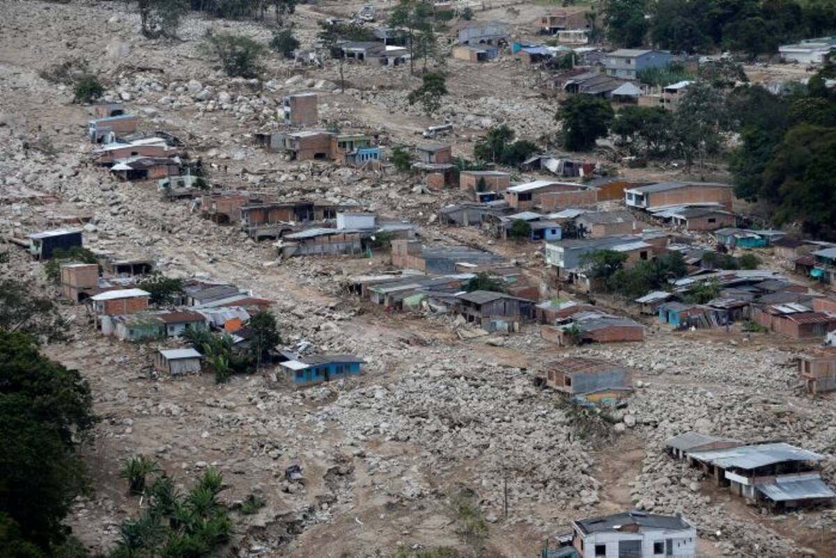 El número de damnificados fue muy alto e incalculables los daños materiales en la tragedia de Mocoa AFP