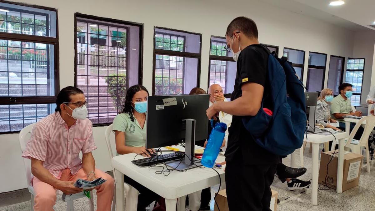 Así transcurre la jornada electoral en el campus Zaragocilla. //Cortesía: @uni_cartagena.