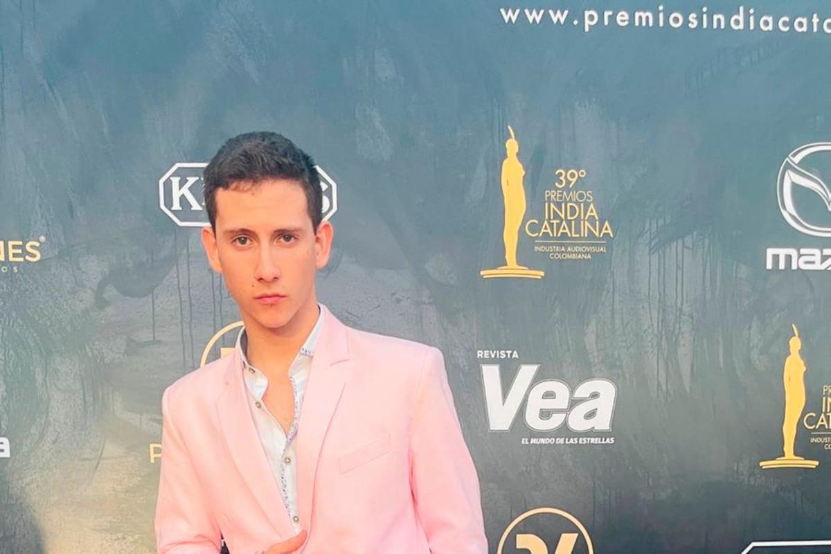 Premios India Catalina: el joven que debutó en la noche de premiación