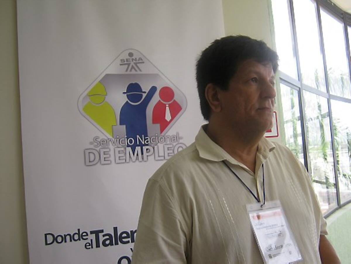 El director deempleo, Carlos Encizo Luque. EL UNIVERSAL