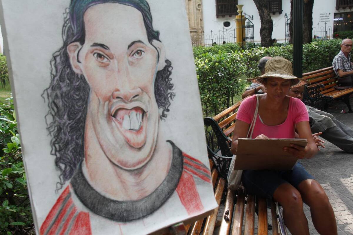 Cree que hacer caricaturas es más difícil que hacer retratos.
