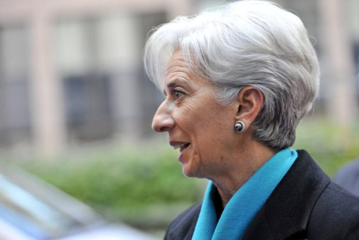Christine Lagarde, directora general del FMI. AFP GEORGES GOBET