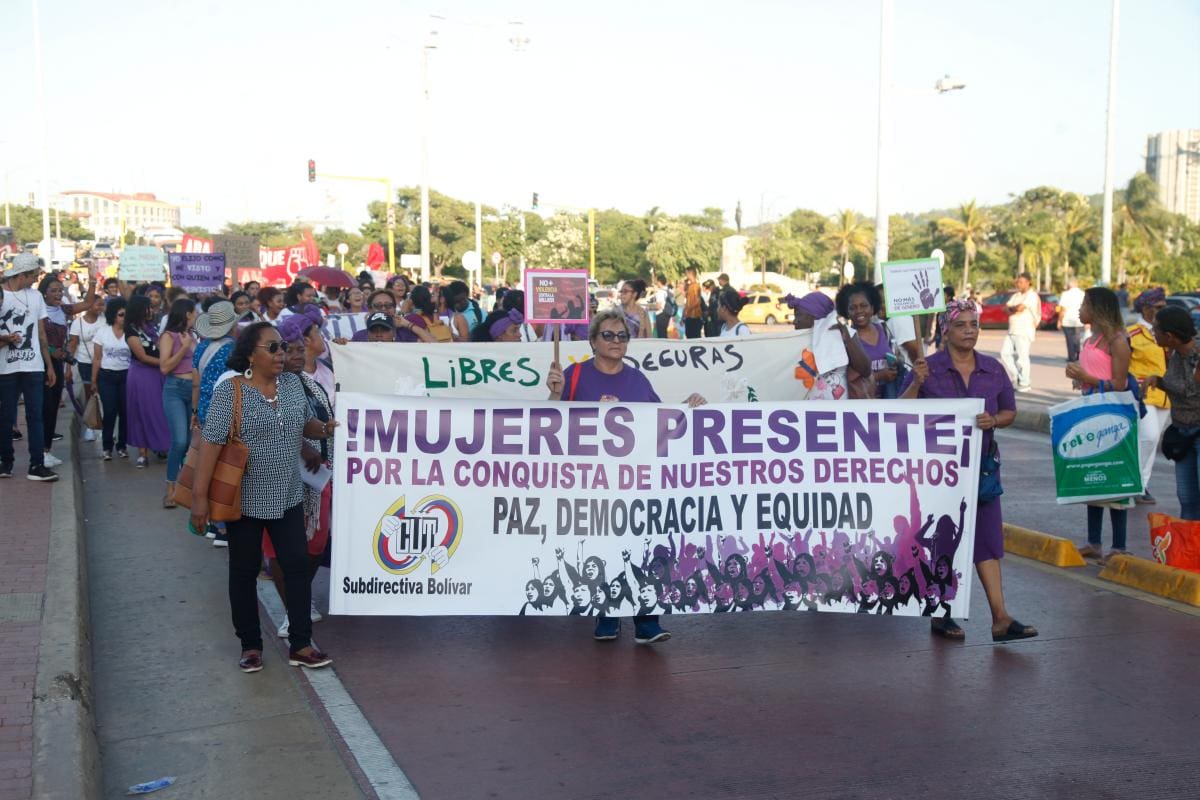 Mujeres alistan marcha para este 8 de marzo en Cartagena