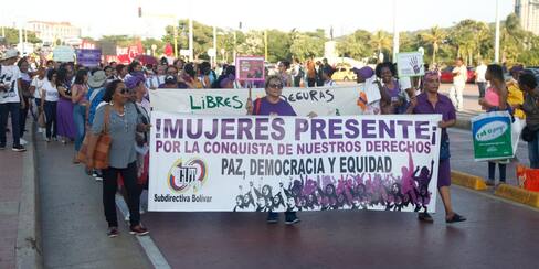 Mujeres alistan marcha para este 8 de marzo en Cartagena