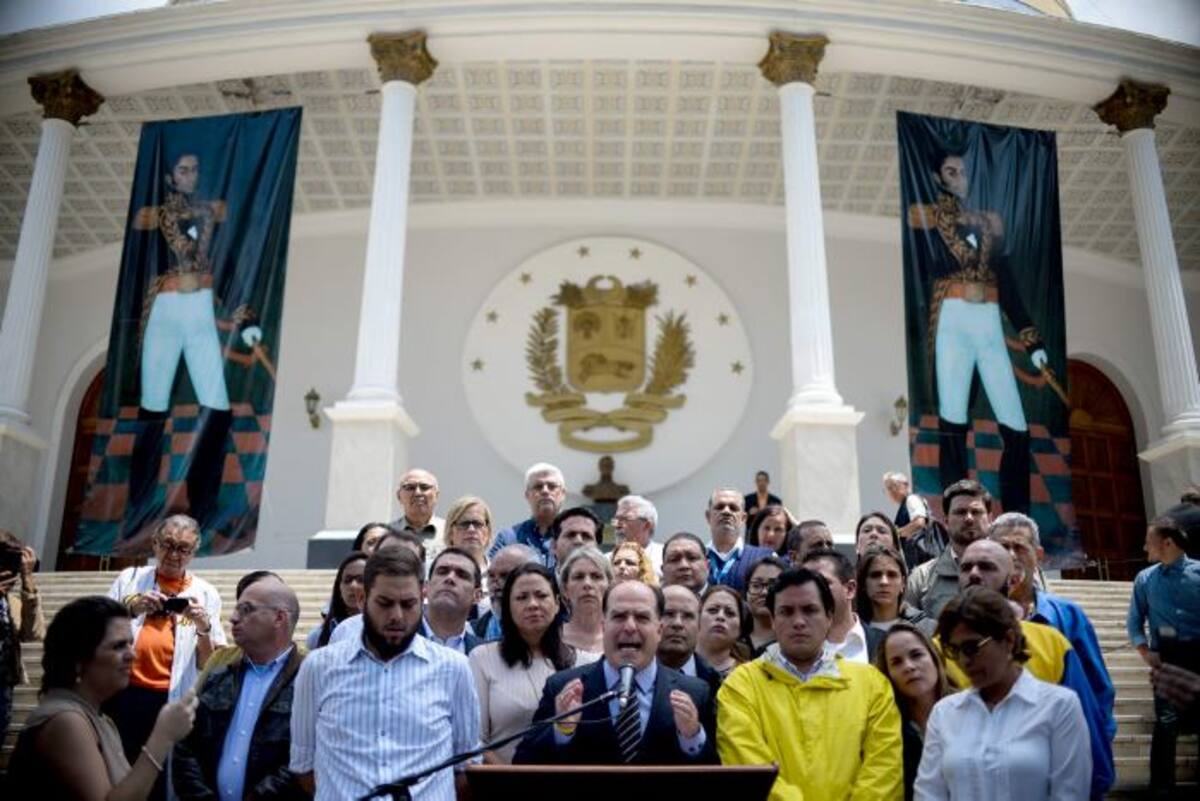 El Presidente del Parlamento venezolano, Julio Borges. AFP