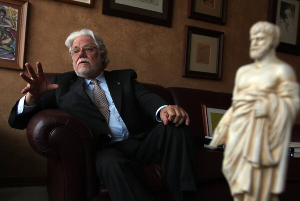 El abogado y ex magistrado Carlos Gaviria Díaz nació en Sopetrán, (Antioquia), COLPRENSA
