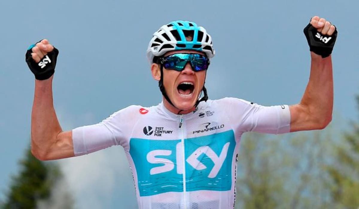 Chris Froome se llevó la etapa 14 del Giro de Italia. AP Daniel Dal Zennaro