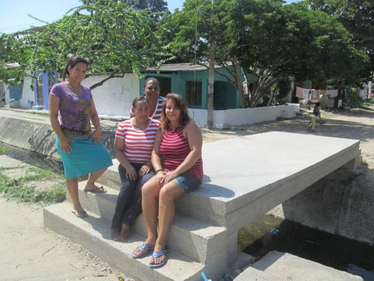 De pie: María Rodríguez. Sentadas: Shirley Cuadrado, Nelsy Bohórquez y Bialis Cabarcas. RUBÉN DARÍO ÁLVAREZ -EL UNIVERSAL.