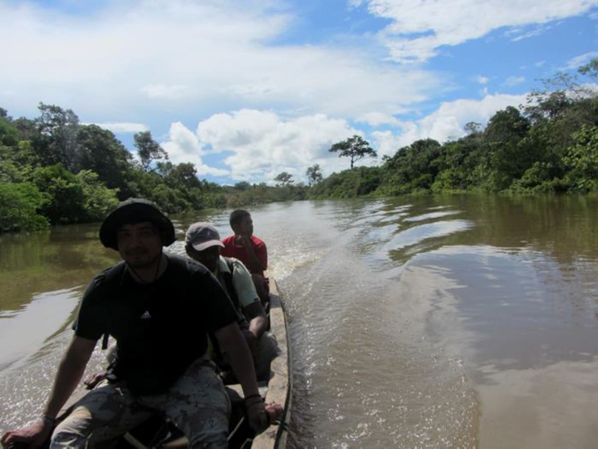 Chan Shigematsu siembra aproximadamente 10 mil árboles por año para recuperar todas las zonas deforestadas donde habitan las comunidades indígenas en el Amazonas. CORTESÍA