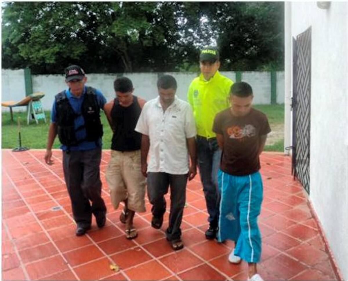 La captura de los integrantes de la supuesta banda se desarrolló en zona rural de Betulia.