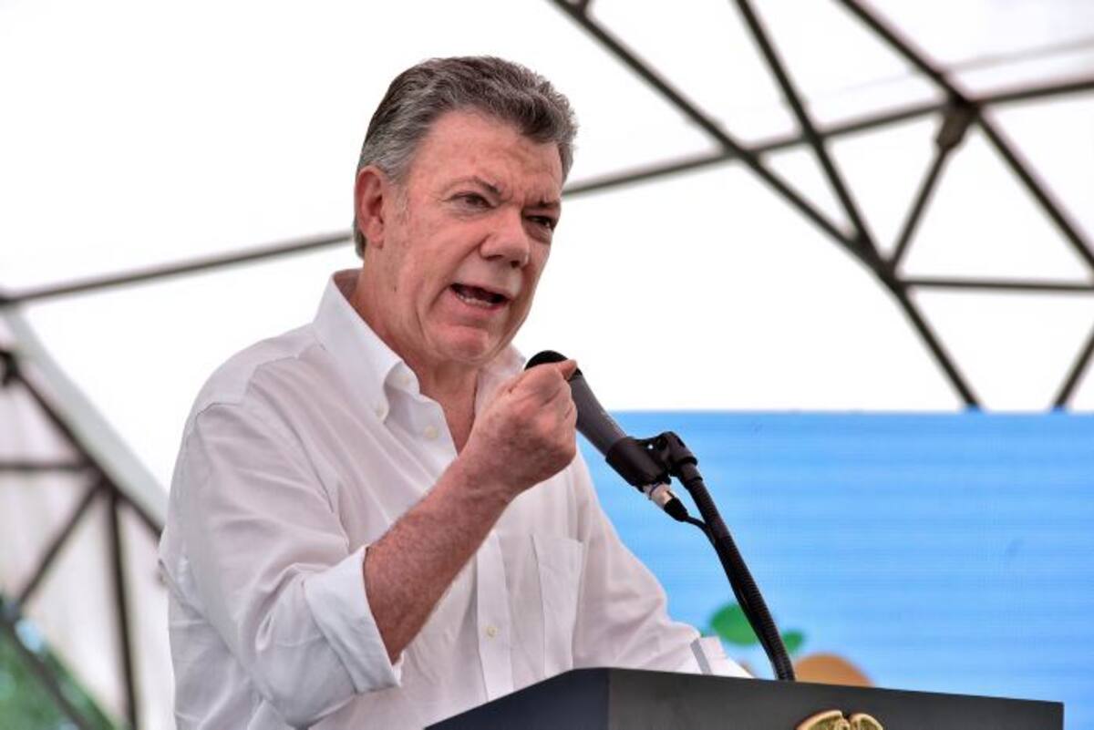 Juan Manuel Santos, presidente de la República. COLPRENSA