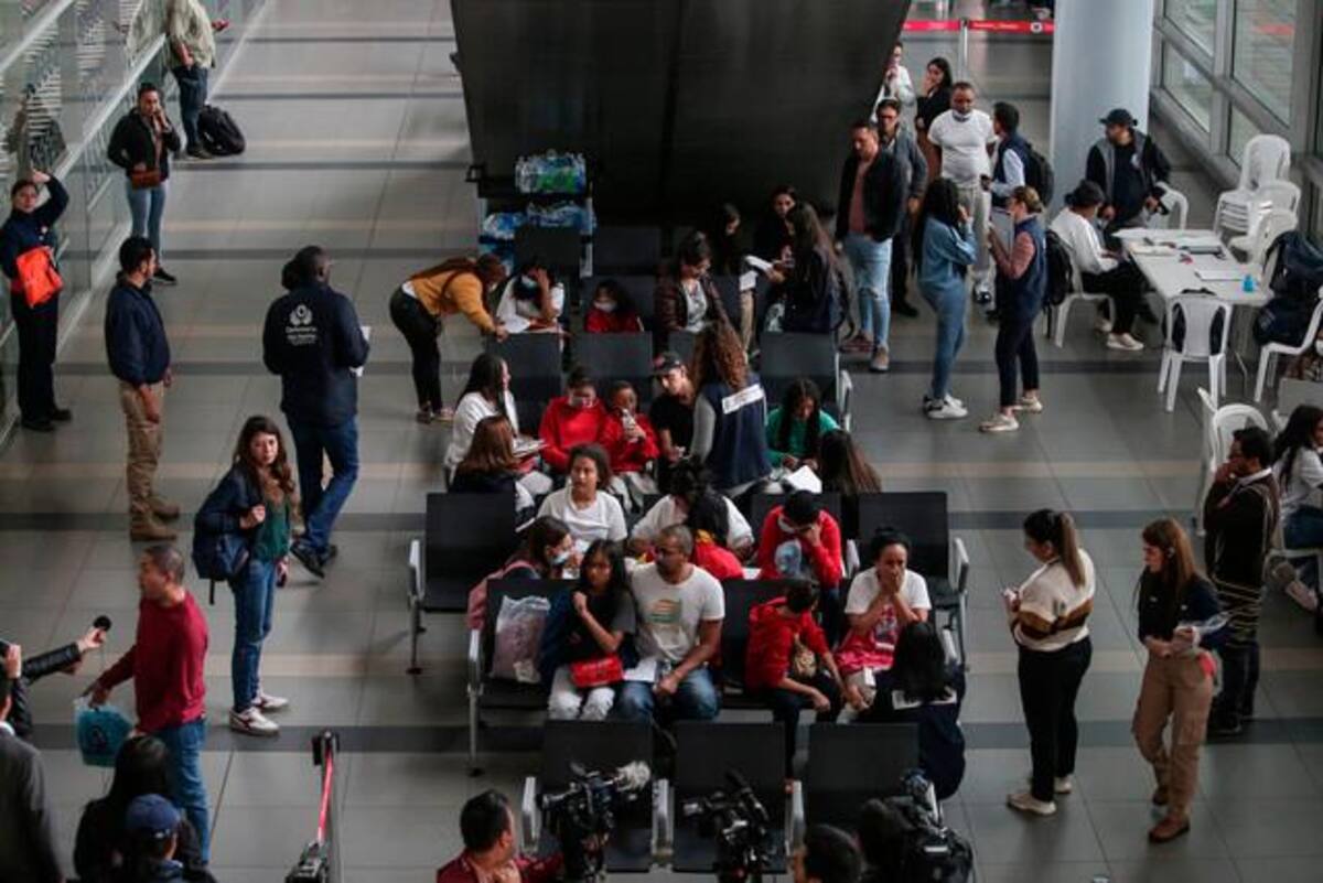 Colombianos retornados. // Colprensa