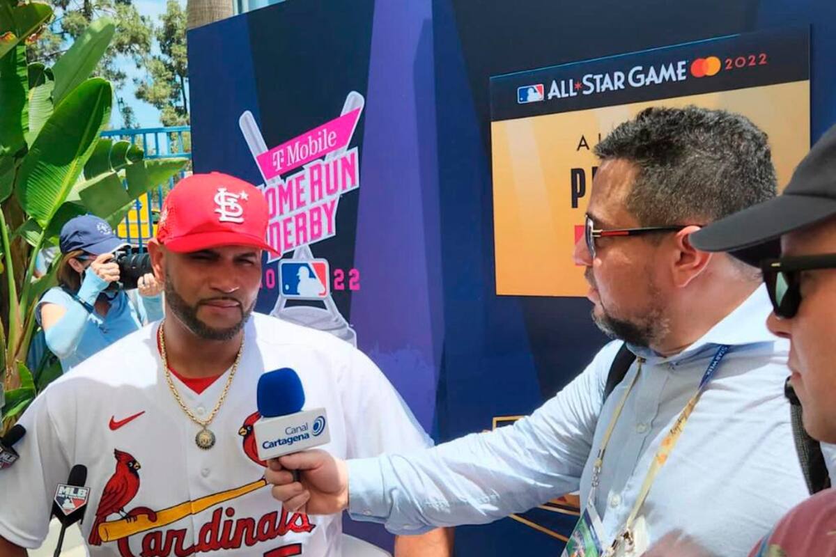 Periodista cartagenero da ‘sopa y seco’ en el béisbol de las Grandes Ligas