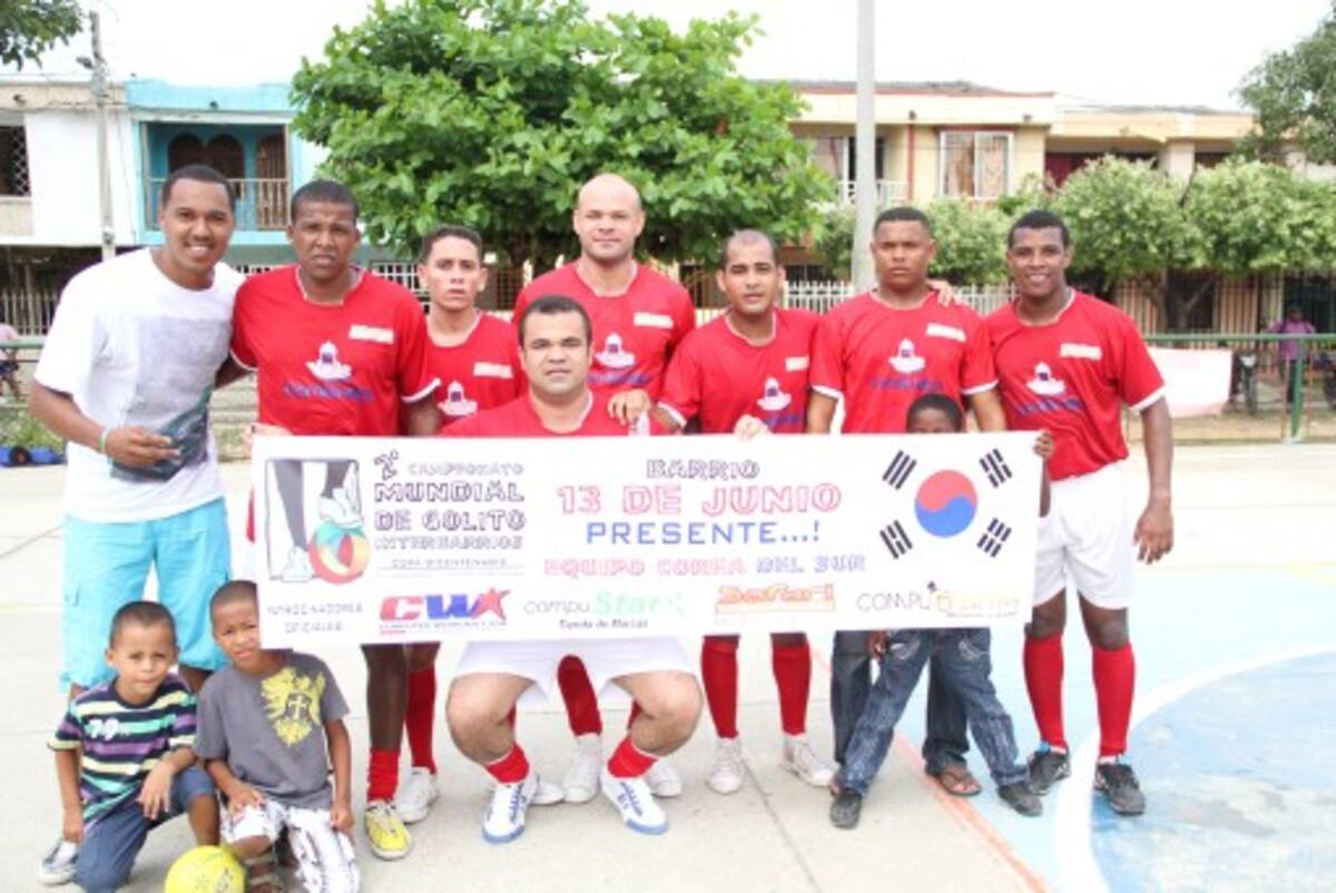 El equipo de13 de Junio-Corea del Sur se perfila como uno de los favoritos para quedarse con el título del Mundial de Golito. Oscar Díaz/El Universal