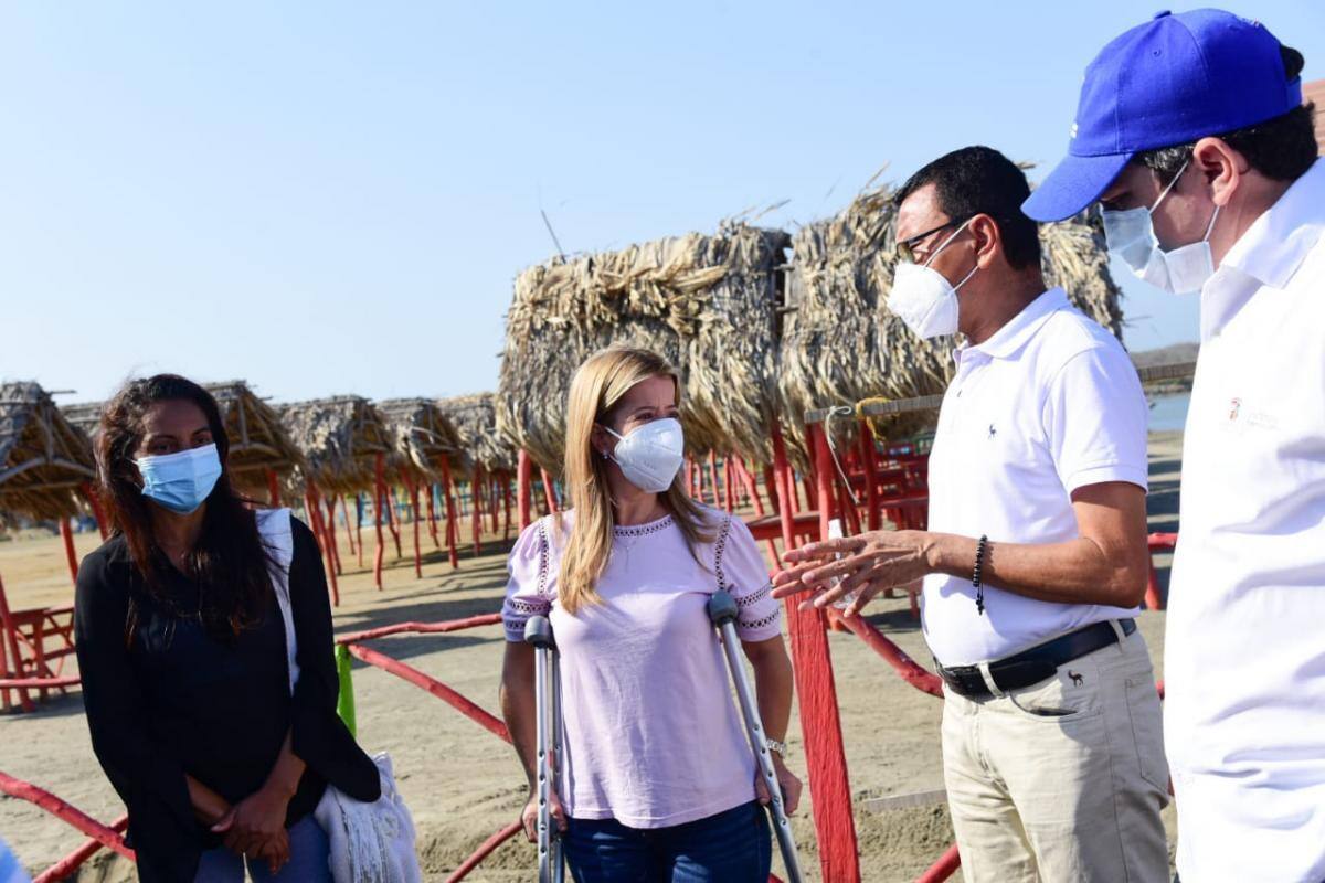 Gobernación ayudará económicamente a trabajadores de playas del Atlántico