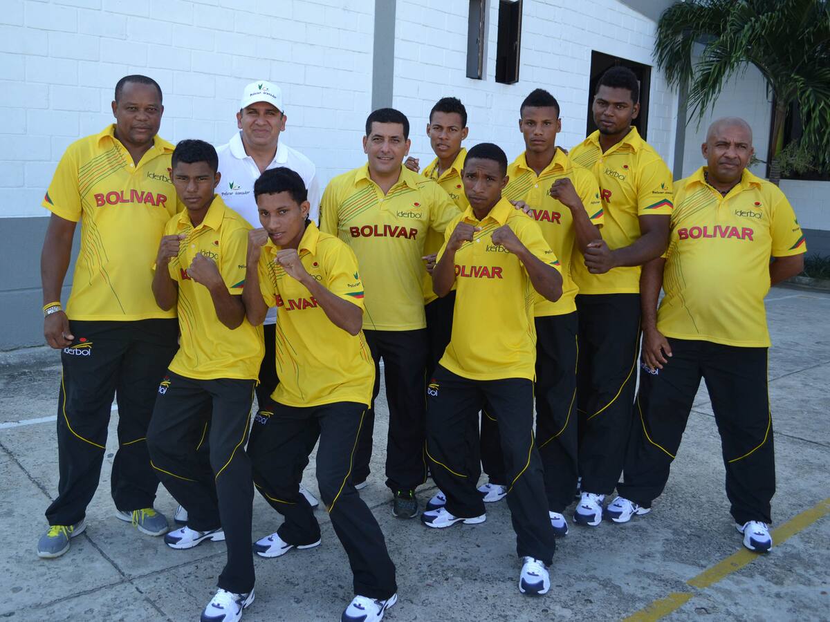 La selección Bolívar conquistó el tercer lugar en el Nacional de Boxeo de Mayores en Valledupar. CORTESÍA GOBERNACIÓN