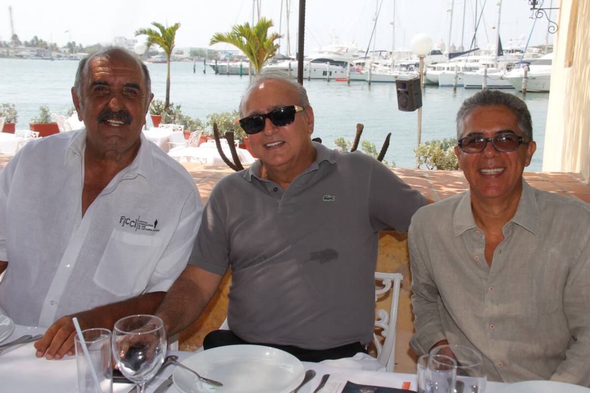 Salvo Basile, Benny Schuster y Mauricio Quintana.