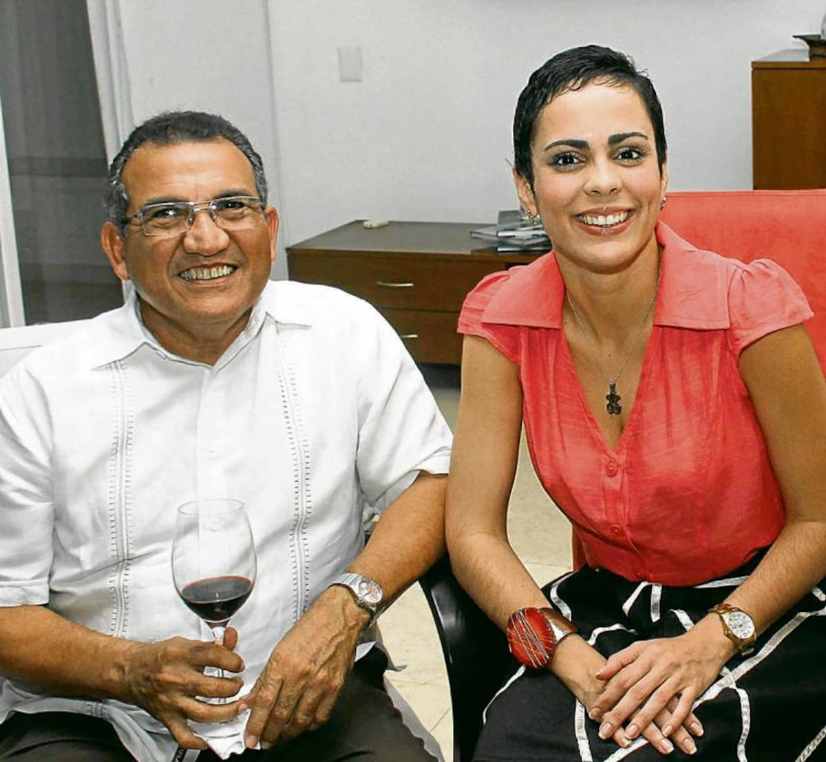 Álvaro Cubas y Marcela Ariza.