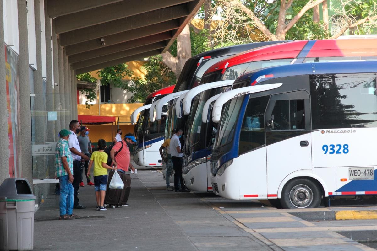 Se mueve el torniquete por la Terminal de Transporte