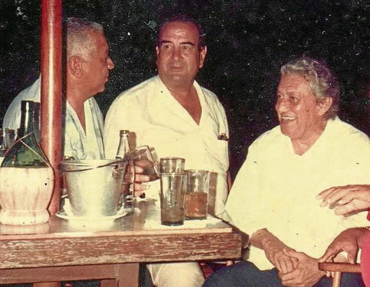 Napoleón Perea Castro, Walter Denis y Héctor Rojas Herazo. FOTOS: FOTOTECA HISTÓRICA DE CARTAGENA