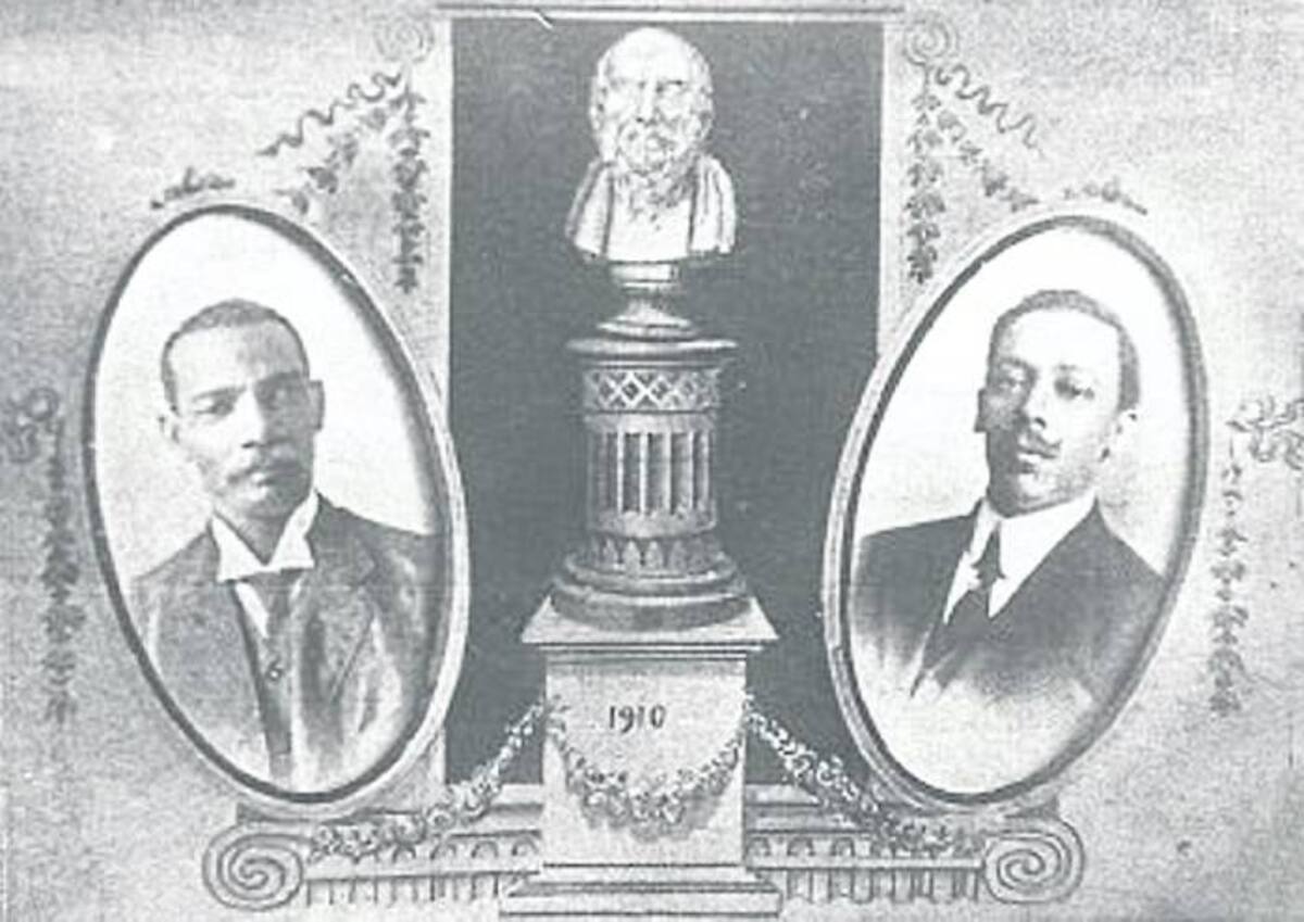La tarjeta de Lascanio Barboza y Rafael Calvo.